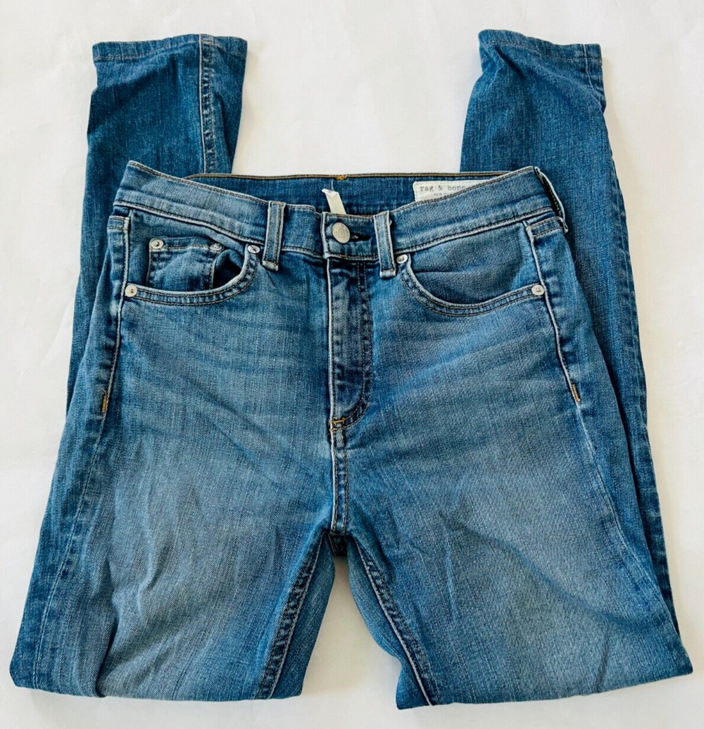 Rag Bone Womens 26 High Rise Skinny Jeans Retails $199 Timeless Basic Staple